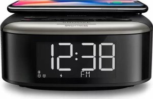 Radio Vega CYFROWE RADIO FM BUDZIK ALARM ZEGAR BLUETOOTH Z ŁADOWARKĄ Qi PHILIPS TAR7606/10> 5