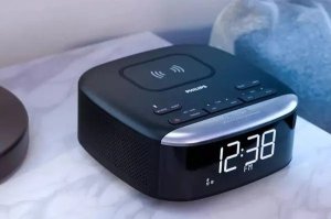 Radio Vega CYFROWE RADIO FM BUDZIK ALARM ZEGAR BLUETOOTH Z ŁADOWARKĄ Qi PHILIPS TAR7606/10> 8