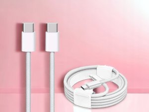 Kabel USB Vega USB-C - USB-C 2 m Biały (34803) 2
