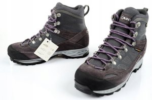 Buty trekkingowe damskie Aku W'S TREKKER PRO GTX, grey/ deep violet, 37.5 8