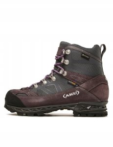 Buty trekkingowe damskie Aku W'S TREKKER PRO GTX, grey/ deep violet, 37 5
