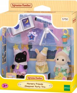 Figurka Epoch SYLVANIAN piżama party Baby Trio 05750 1