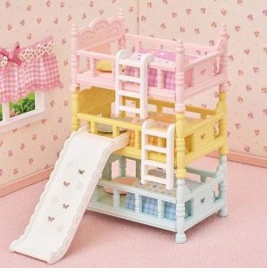 Epoch SYLVANIAN potrójne łóżko 05741 4