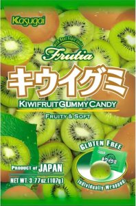 Frutia Kiwi Gummy, żelki o smaku kiwi 107g - Kasugai 1