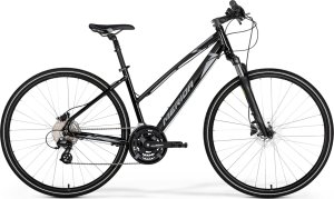 Merida Merida CROSSWAY 15 LADY 28" 22/23 Wybierz rozmiar ramy: XS, Wybierz kolor: GLOSSY BLACK (MATT SILVER) 1