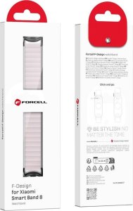 ForCell FORCELL F-DESIGN FX8 pasek do XIAOMI Mi Band 8 pudrowo szary 1