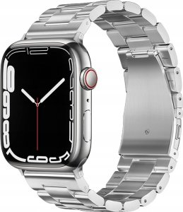 ForCell FORCELL F-DESIGN FA10 pasek do APPLE Watch 42 / 44 / 45 / 49 mm srebrny 1