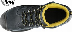 VM Footwear VM DORTMUND 2540-S7L SRC HRO ESD - Trzewiki bezpieczne skóra licowa lekkie wodoodporna cholewka antyelektrostatycznymi podeszwa antprzebiciowa i antypoślizgowa 44 4