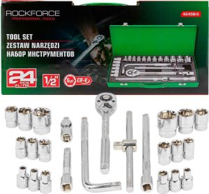 Zestaw narzędzi Rockforce ZESTAW KLUCZY 24el. 1/2" RF-4245B-5 2