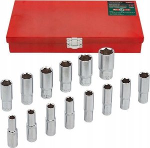 Rockforce ROCKFORCE NASADKI DŁUGIE  6-KĄT. 14szt.1/2" 11-30mm 2