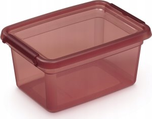 Moxom Pojemnik do przechowywania BaseStore Color, 1,5l, rabarbar, transparentny różowy 2