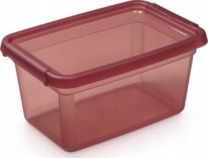 Moxom Pojemnik do przechowywania BaseStore Color, 4,5l, rabarbar, transparentny różowy 2