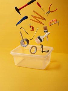 Moxom Pojemnik do przechowywania BaseStore Color, 4,5l, rabarbar, transparentny różowy 9