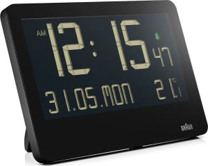 Braun Braun BC 14 black Quartz Wall Clock digital 2