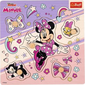 Trefl Puzzle mini drewniane - Minnie Mouse TREFL 1