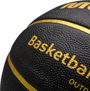 Meteor Piłka do koszykówki koszykowa Meteor Cellular 7 czarno-złota 16697 7 3