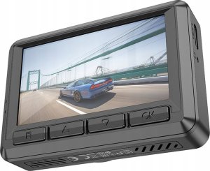 Wideorejestrator Hoco HOCO kamera samochodowa z wyświetlaczem 2,45"+ kamera tylna 1080P/30fps DV3 czarna 5