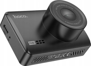 Wideorejestrator Hoco HOCO kamera samochodowa z wyświetlaczem 2,45"+ kamera tylna 1080P/30fps DV3 czarna 7