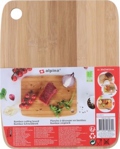 Deska do krojenia Alpina bambusowa 30x23cm 2