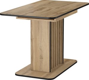 SIGNAL MEBLE Stół rozkładany z lamelami KENT dąb artisan/czarny 5