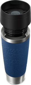 Emsa TRAVEL MUG Classic Grande thermal mug (dark blue/stainless steel, 0.5 liters) 11