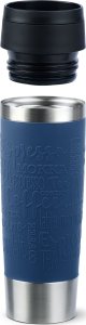 Emsa TRAVEL MUG Classic Grande thermal mug (dark blue/stainless steel, 0.5 liters) 12