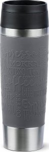 Emsa TRAVEL MUG Classic Grande thermal mug (grey/stainless steel, 0.5 liters) 2