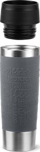 Emsa TRAVEL MUG Classic Grande thermal mug (grey/stainless steel, 0.5 liters) 5