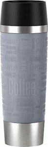 Emsa TRAVEL MUG Classic Grande thermal mug (grey/stainless steel, 0.5 liters) 6