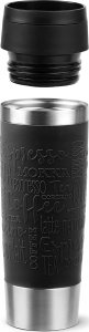Emsa Emsa TRAVEL MUG Classic Grande thermal mug (black/stainless steel, 0.5 liters) 2