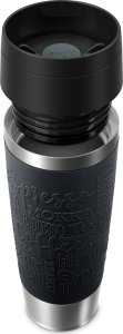 Emsa Emsa TRAVEL MUG Classic Grande thermal mug (black/stainless steel, 0.5 liters) 8