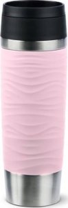 Emsa Emsa TRAVEL MUG Waves Grande thermal mug (light pink/stainless steel, 0.5 liters) 2