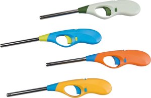 Zapalniczka gazowa długa 26,6cm Zielona 4