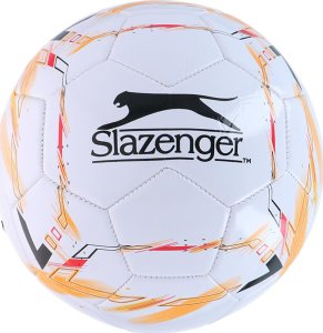 Slazenger Slazenger - Piłka do piłki nożnej r. 5 (biały / pomarańczowy) 1