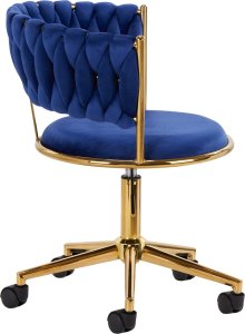 Activeshop 4Rico krzesło obrotowe QS-GW01G aksamit granatowe 3