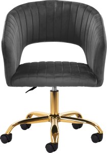 Activeshop 4Rico krzesło obrotowe QS-OF212G aksamit szare 2