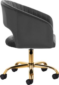 Activeshop 4Rico krzesło obrotowe QS-OF212G aksamit szare 3