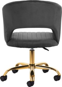 Activeshop 4Rico krzesło obrotowe QS-OF212G aksamit szare 4