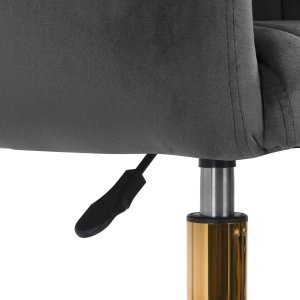 Activeshop 4Rico krzesło obrotowe QS-OF212G aksamit szare 8