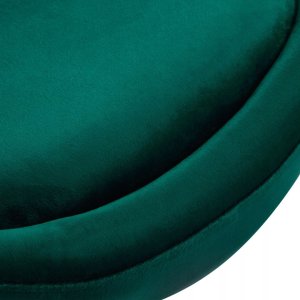Activeshop 4Rico fotel obrotowy QS-BL12G aksamit zielony 5