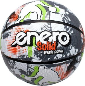 Enero PIŁKA DO KOSZYKÓWKI ENERO SOLID R.7 SZARO-BIAŁA 5
