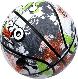 Enero PIŁKA DO KOSZYKÓWKI ENERO SOLID R.7 SZARO-BIAŁA 6