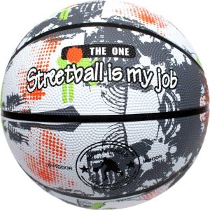 Enero PIŁKA DO KOSZYKÓWKI ENERO SOLID R.7 SZARO-BIAŁA 7