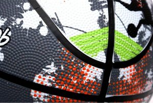 Enero PIŁKA DO KOSZYKÓWKI ENERO SOLID R.7 SZARO-BIAŁA 8