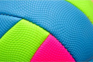 Enero PIŁKA SIATKOWA PLAŻOWA FANCY ENERO RÓŻOWY NIEBIESKI ZIELONY 3