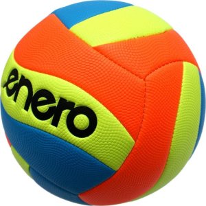 Enero PIŁKA SIATKOWA PLAŻOWA FANCY ENERO NIEBIESKI ŻÓŁTY POMARAŃCZOWY 2