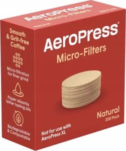 Aero Press Filtry papierowe Natural Standard 200 szt. 1