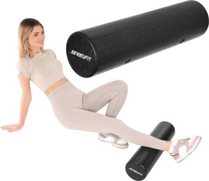 Victoria Sport WAŁEK ROLLER FITNESS JOGA EPP CZARNY 15x60CM ENERO FIT 1