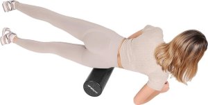 Victoria Sport WAŁEK ROLLER FITNESS JOGA EPP CZARNY 15x60CM ENERO FIT 5