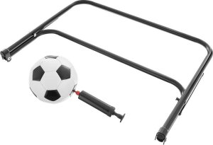 Enero ZESTAW 2 BRAMEK METALOWYCH Z SIATKĄ PIŁKA POMPKA 60X45X24CM ENERO 3